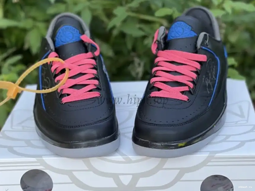 to blue Jordan ready PK OFF-WHITE Low ship God Air 2 x materials retail 0503